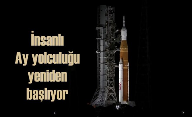 Dünyanın en büyük roketi Artemis Ay yolculuğu başladı