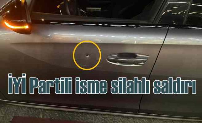 İYİ Partili Ali Kıdık'a silahlı saldırı | Saldırgan silahını düşürdü
