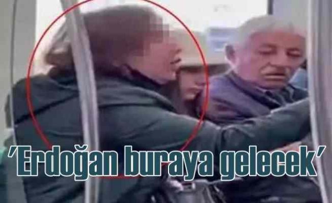 Yere çöp atan kadın kendini Cumhurbaşkanı Erdoğan ile savundu