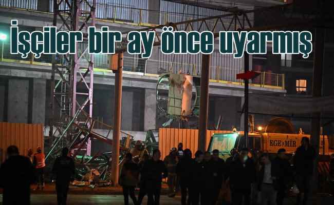 İzmir'de vinç faciası | İhmal iddiasına 3 gözaltı