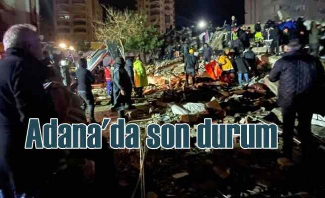 Son depremler Adana'da 17 ve 14 katlı binalar yıkıldı