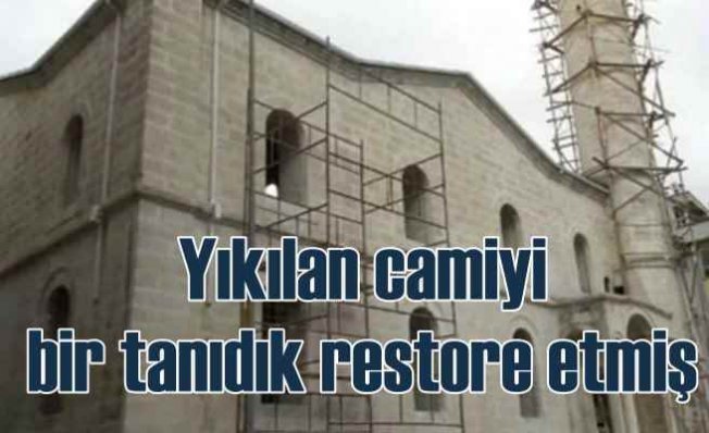 Yıkılan Ulu Camii'yi AKP'li başkan adayı restore etmiş