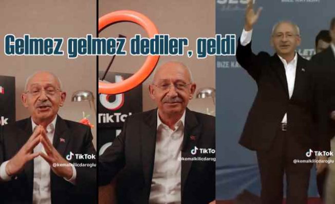 Kemal Kılıçdaroğlu TikTok hesabı açtı, paraya kıydı, 5 renkli tripod aldı