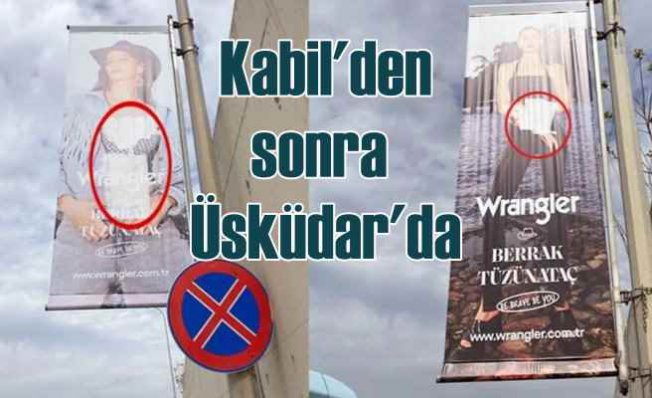 Taliban da aynısını yapmıştı | Reklam afişlerine saldırı