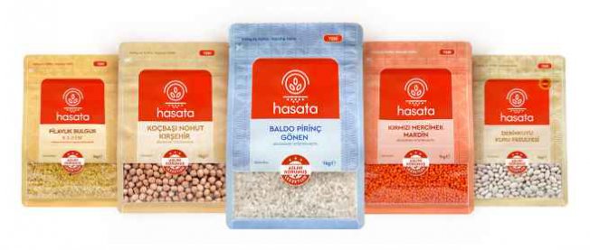 Hasata'nın lezzetini koruyan Aç-Kapa kilitli ambalajları mutfakta