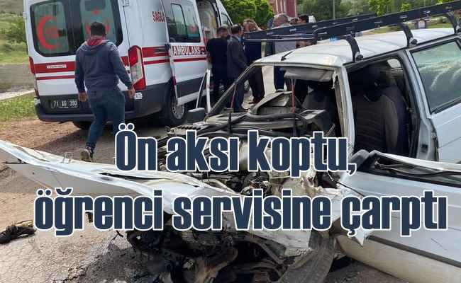 Kırıkkale Sulakyurt'ta feci kaza | 17 öğrenci yaralandı