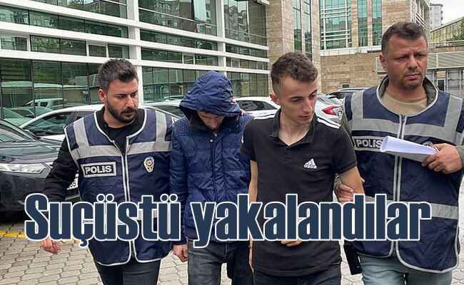 Öğrenci yurdu kablolarını çalan hırsızlar yakalandı