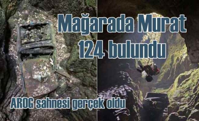 Mağarada Konya plakalı Murat 124 araç bulundu