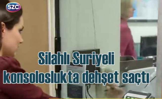 Suriyeli vize geldiği İsveç Konsolosluğu'nda Türk çalışana silahla saldırdı