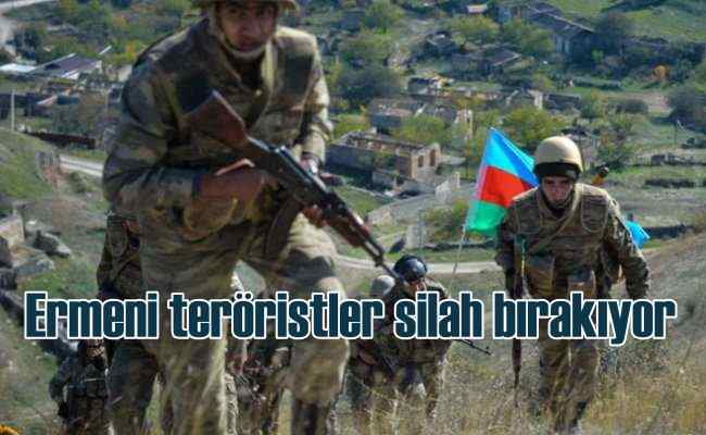 Son dakika | Ermeni terör örgütleri Karabağ'da silah bırakıyor