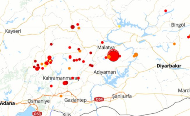 Malatya ve Adıyaman'da deprem | Bölge 5.3 ile sallandı