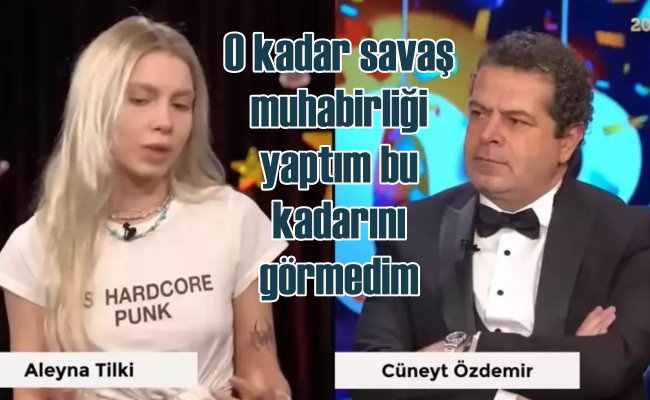 Aleyna Tilki anlatırken, Cüneyt Özdemir hayrete düştü
