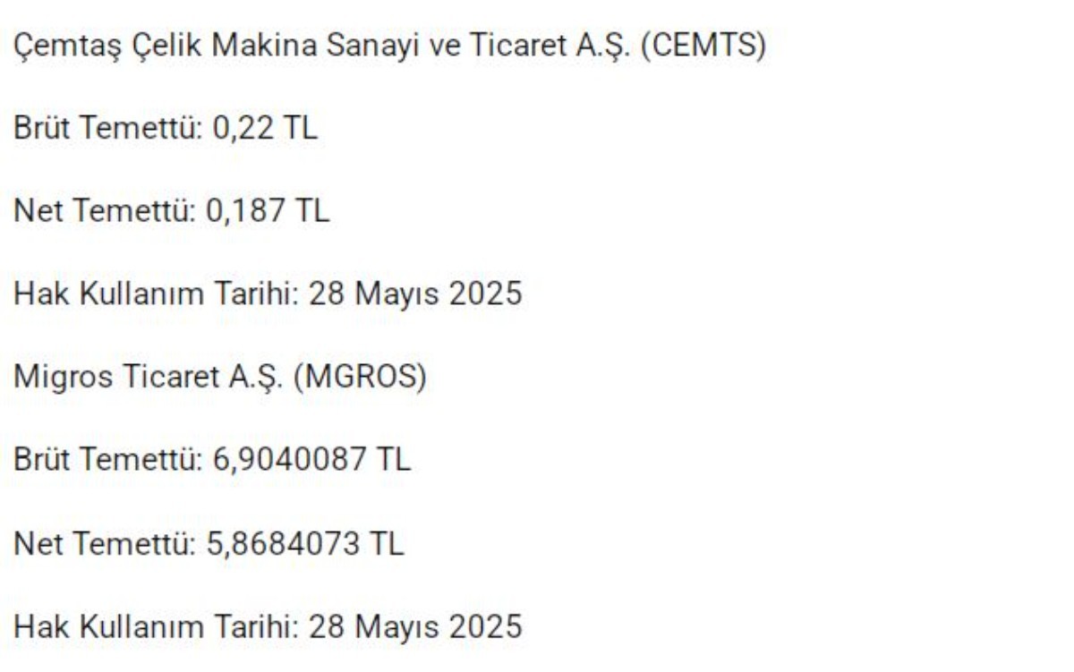Hissedarlar Dikkat! Yatırımcıya Bayram Erken Geldi! Bu 6 Şirketten Temettü Yağmuru
