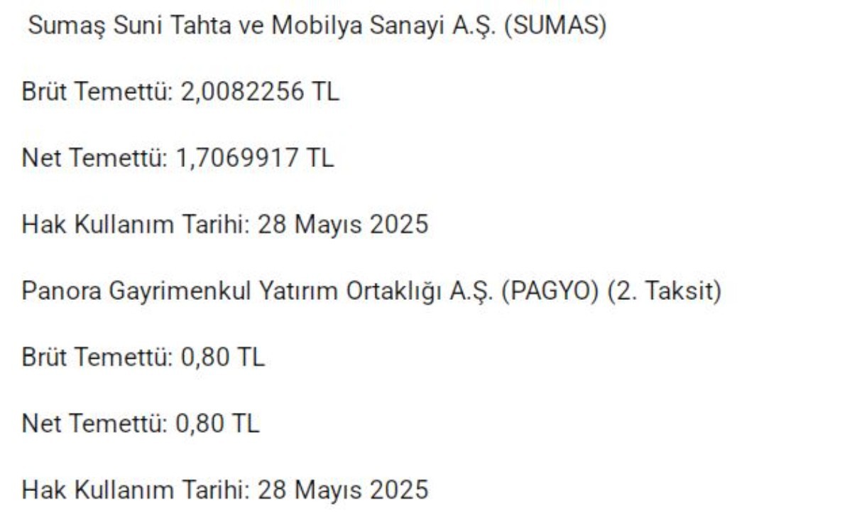 Hissedarlar Dikkat! Yatırımcıya Bayram Erken Geldi! Bu 6 Şirketten Temettü Yağmuru