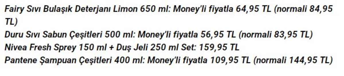 Migros’ta ayçiçek yağının satış fiyatı