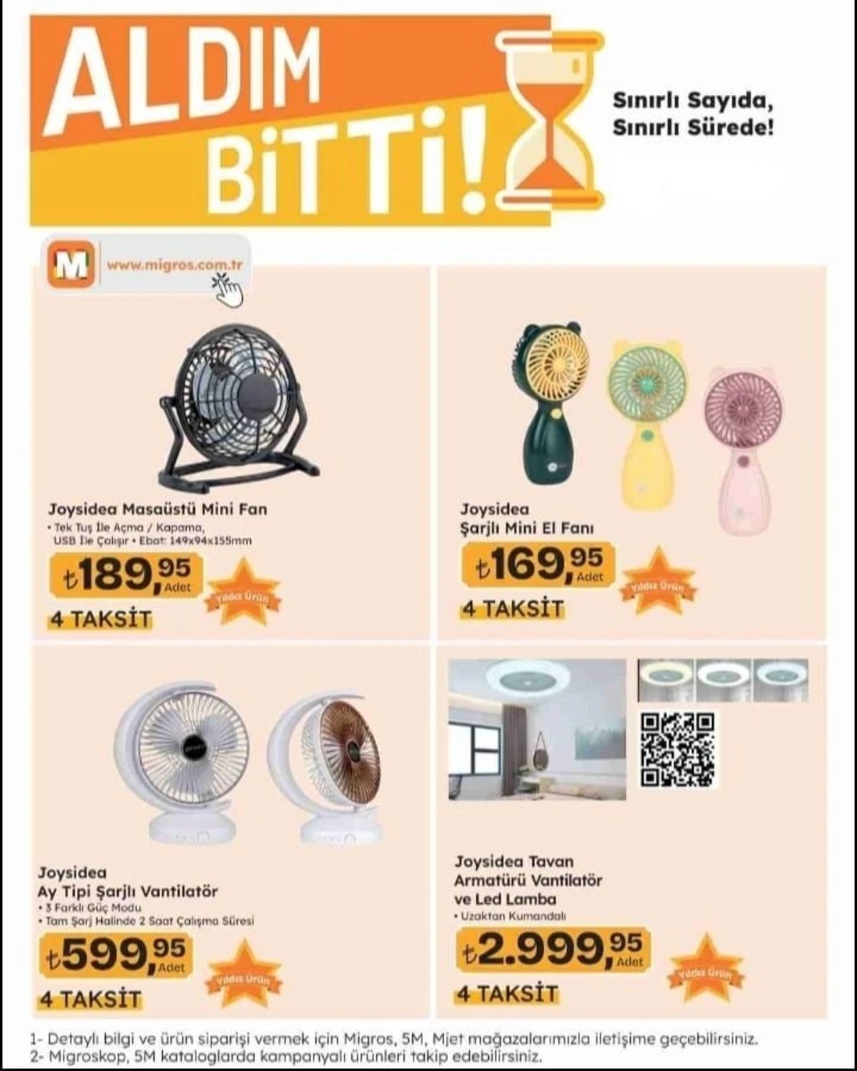Migros'ta tarihi indirim rüzgarı