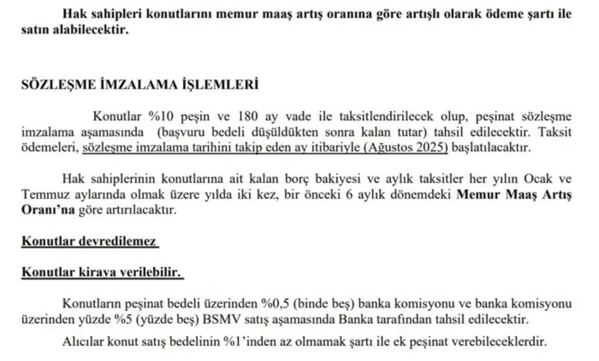 TOKİ’den ayda 9 bin TL’ye konut müjdesi