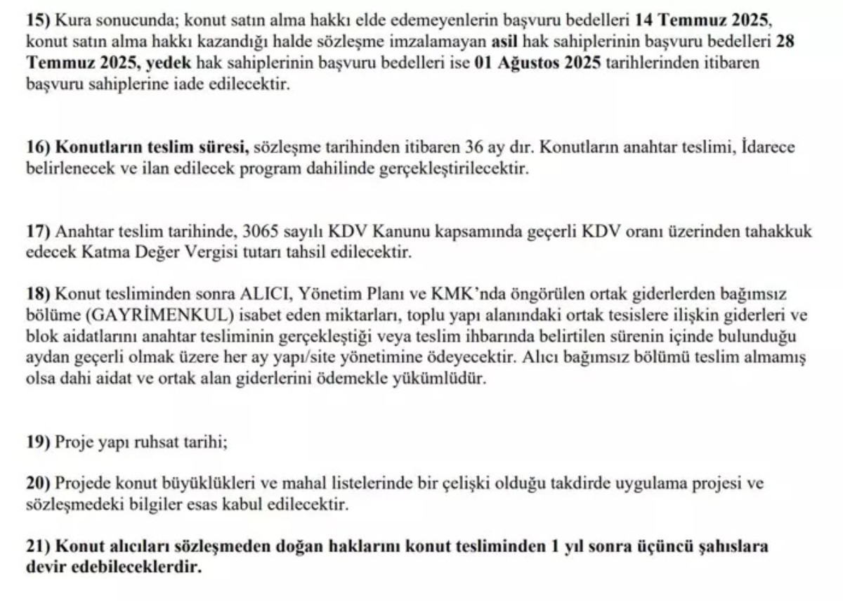 TOKİ’den Isparta'da konut fırsatı