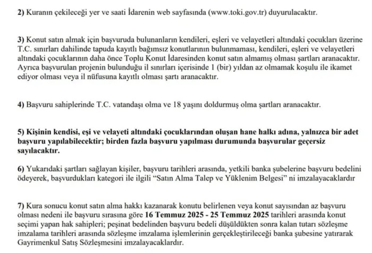 TOKİ’den Isparta'da konut fırsatı