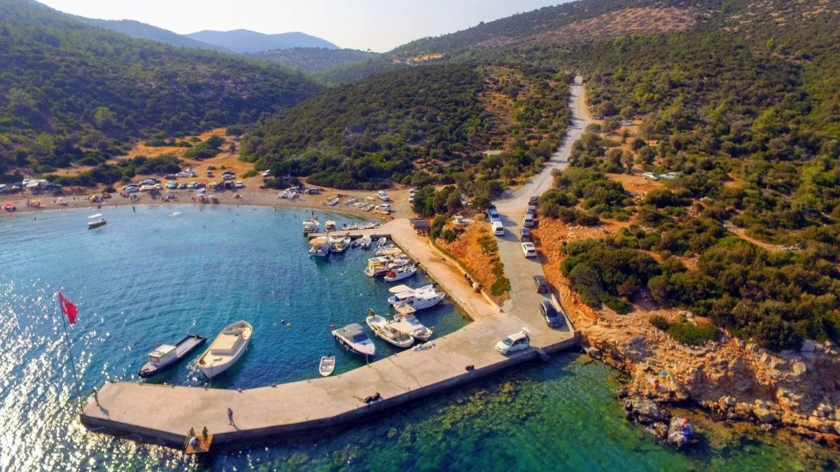 Bodrum Yalıçiftlik Kargıcak Koyu nerede