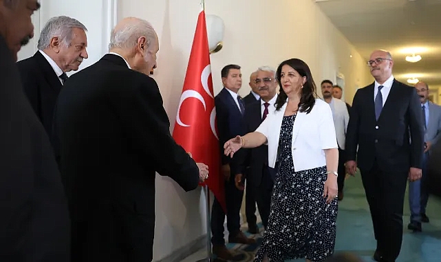 DEM Parti heyeti, MHP lideri ile görüştü: Bahçeli'nin sürece yönelik olumlu görüşlerini dinledik