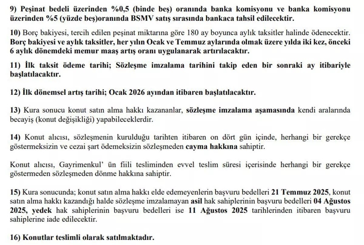 TOKİ Diyarbakır Konutları Anlaşma Metni 4