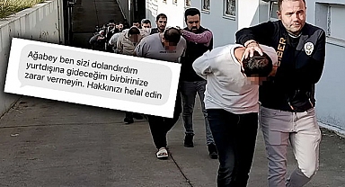 5 kişiyi sazan sarmalı yöntemiyle dolandırdı, SMS'le helallik istedi