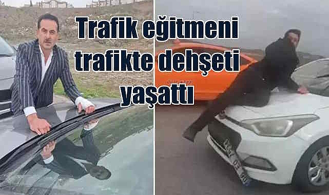 Trafikte kavga kaput üstünde sürdü, 20 KM sürüklendi