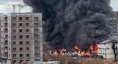 Tuzla'da işçi konteynerlerinde yangın!