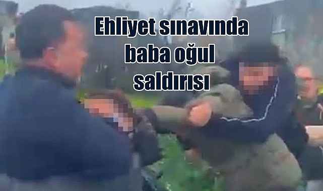 Ehliyet sınavında komisyon üyesine saldırı