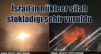 İran Dimoma Nükleer santralinin bulunduğu bölgeyi vurdu