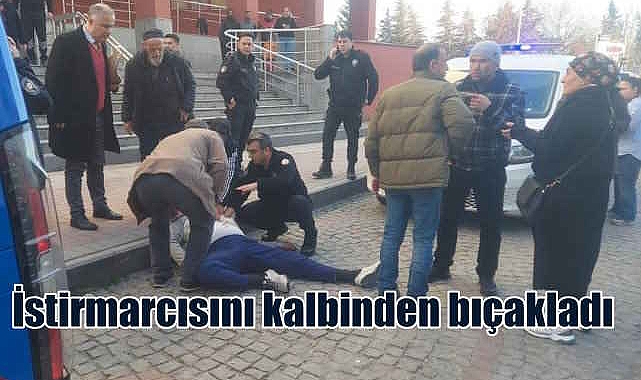 İstismara uğrayan kadın intikamını adliye önünde aldı