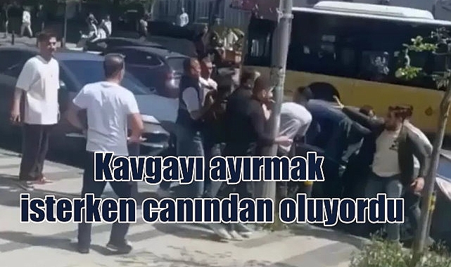 Kavgayı ayırmak isteyen esnaf saldırıya uğradı