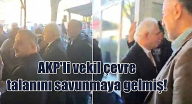 Madeni savunmaya gelen AKP'li vekil yuhalandı