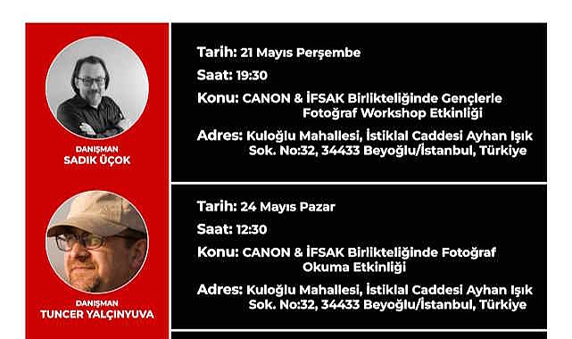 Canon ve İFSAK’tan Genç Yeteneklere İlham Veren Fotoğraf Atölyesi