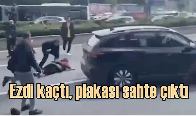 CHP Genel Merkezi önünde bekleyenleri ezen aracın plakası sahte çıktı!