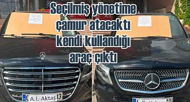 Kayyum Kemal, kendi kullandığı aracı 'Haram' diye sergiledi