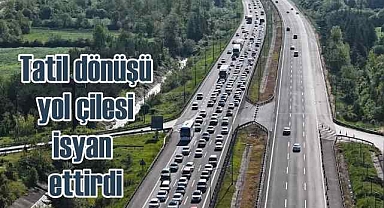 Tatil dönüş yolunda çile | Ağır vasıtalara yasak geldi