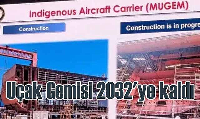 Yerli uçak gemisi donanmaya 2023 yılında teslim edilecek
