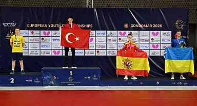 14 Yaşında Masa Tenisçisi Görkem Öçal Avrupa Şampiyonu Oldu