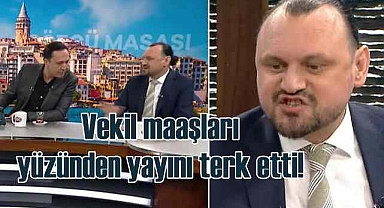 Vekil maaşları yüzünden tartışma canlı yayında gerginlik çıkardı