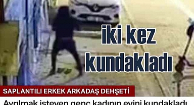 Eski sevgilisinin evini ikinci kez kundakladı