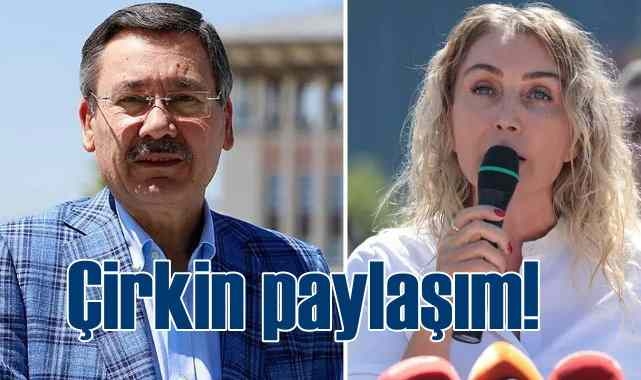 Gökçek'in Dilek İmamoğlu'nu hedef alan paylaşımına tepki yağdı