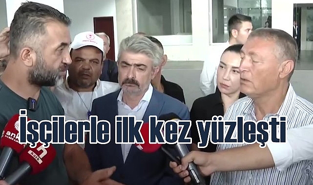 SSS Yldızlar Holding patronu ilk kez işçilerle buluştu