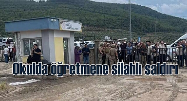 Öğretmene okul bahçesinde silahlı saldırı can aldı