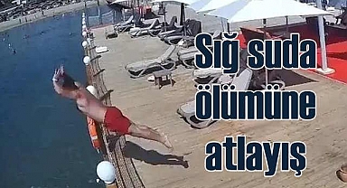 Sığ suya balıklama atladı, hayatını kaybetti