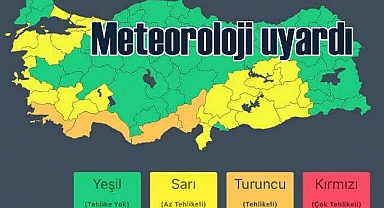 Meteoroloji'den 29 Ekim için kuvvetli yağış uyarısı