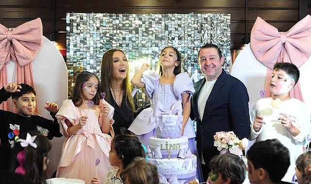Nihat Kahveci'den kızı Lina için renkli doğum günü partisi