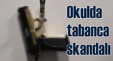 Okul tuvaletinde bulunan tabanca müdür yardımcısının çıktı