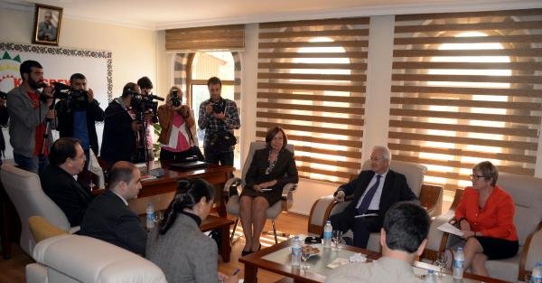 3 Ülkenin Büyükelçisi, Hatip Dicle'yi Ziyaret Etti
